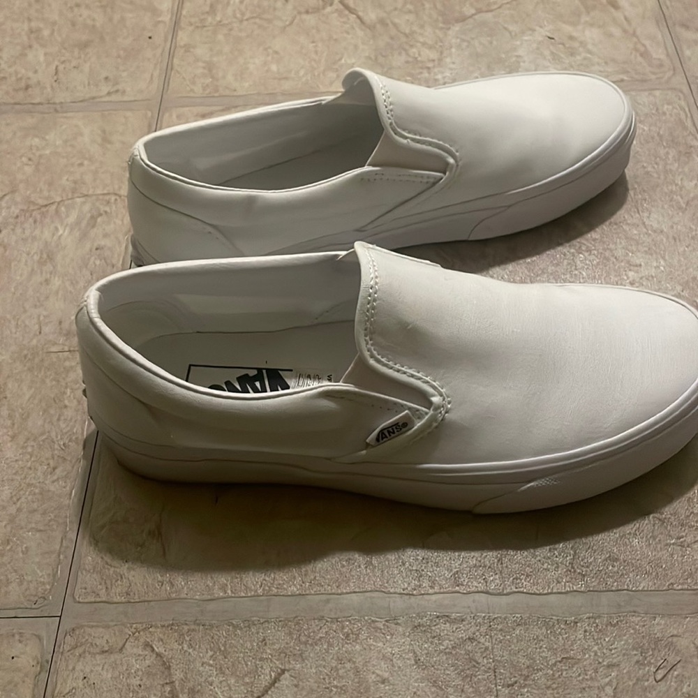 Vans worn about three times for brief period of time. Too big for me